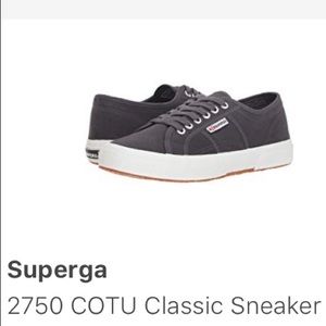 Superga NWT dark gray sneakers 7.5
